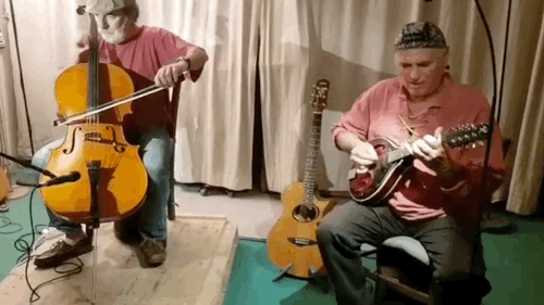 Paolo Agostini con Guido Rigatti