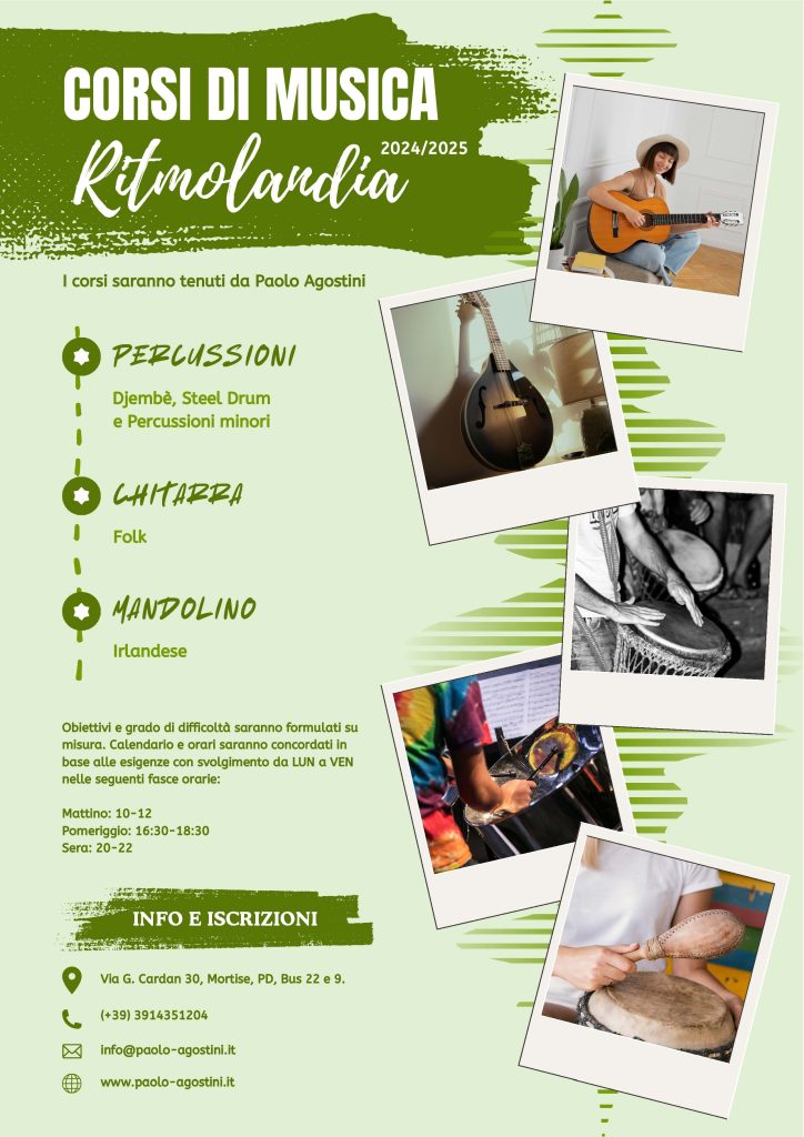 corsi di musica 2024-25